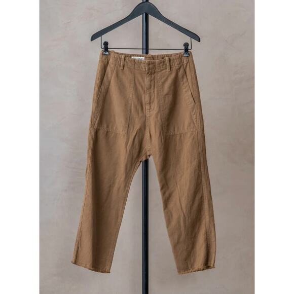 Nili Lotan Luna Drop Crotch Pant in Tawny - Picture 1 of 8